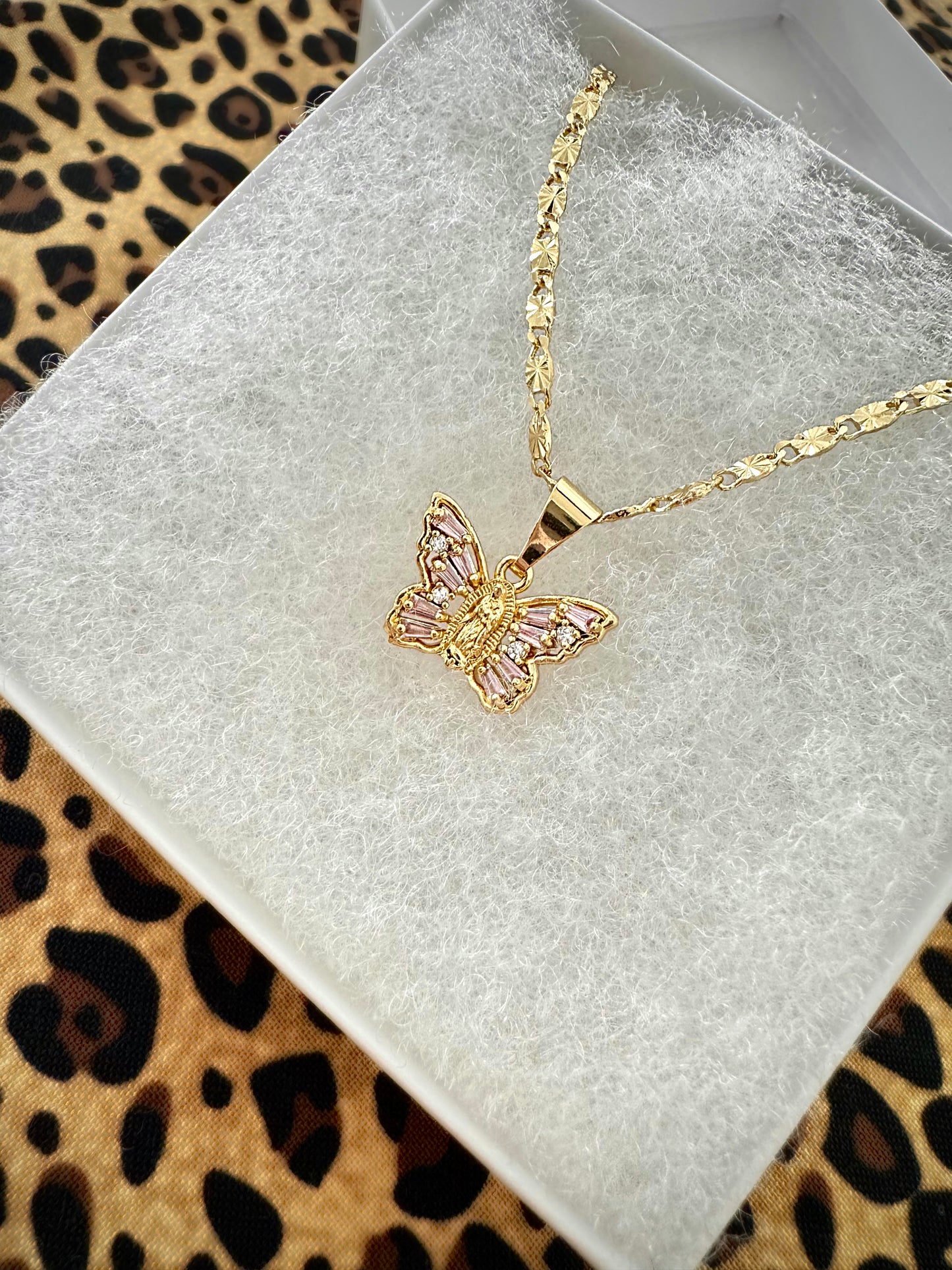 Butterfly Virgencita Necklace