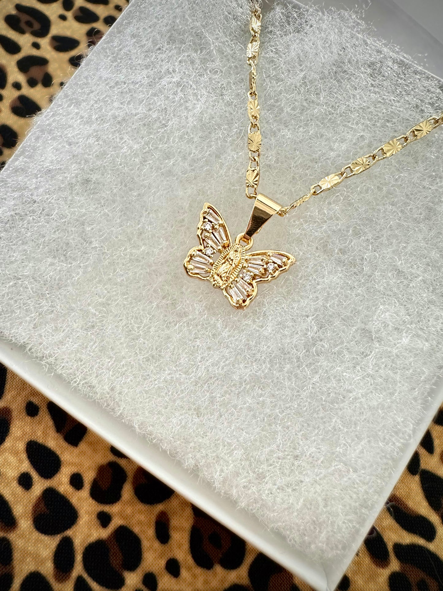 Butterfly Virgencita Necklace