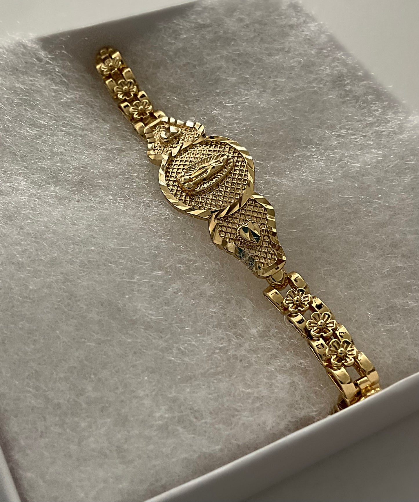 Virgencita Flores Bracelet