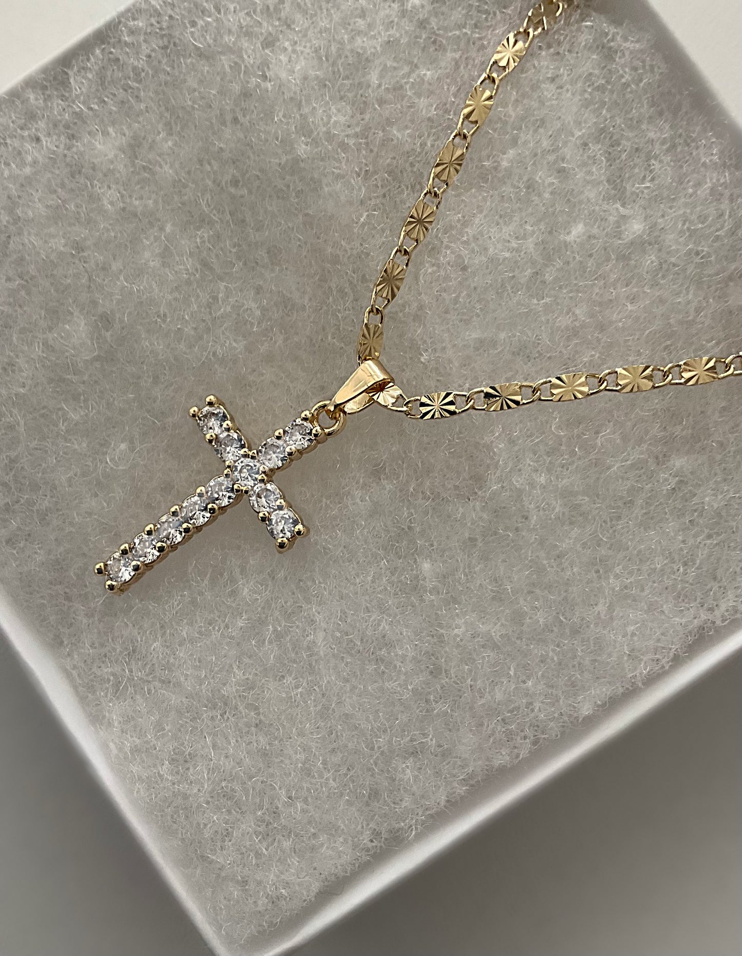 Bling Cross Necklace