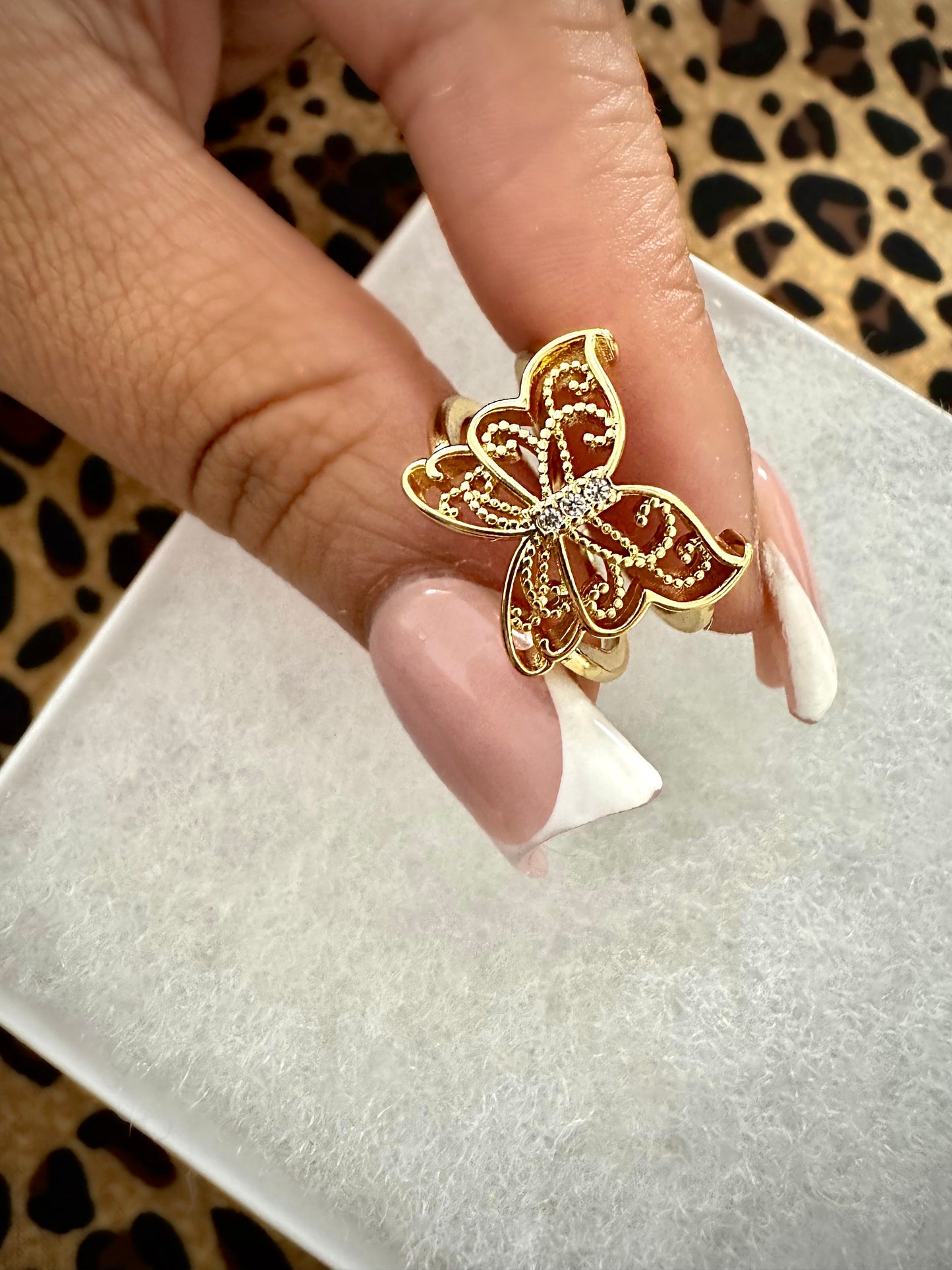 Butterfly Adjustable Ring