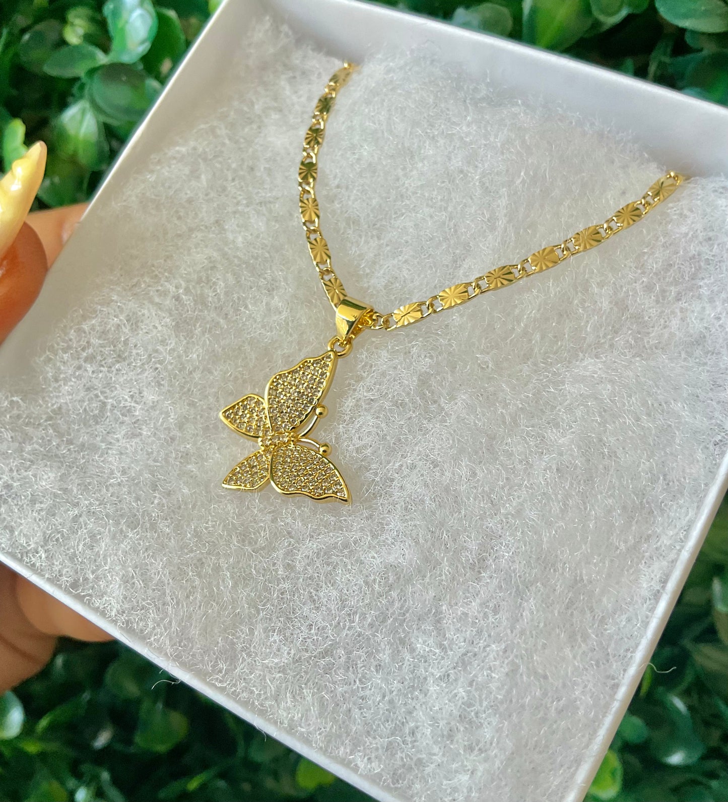 Bling Butterfly Necklace
