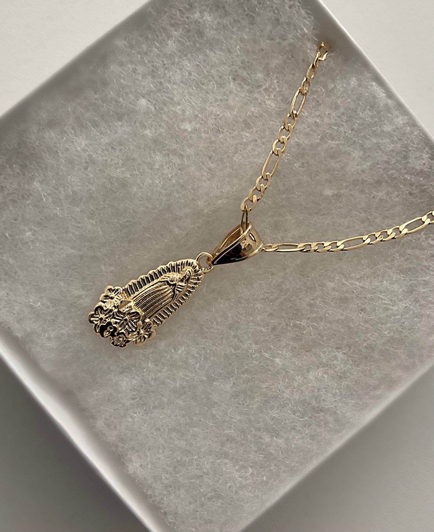 Virgencita Flores Necklace