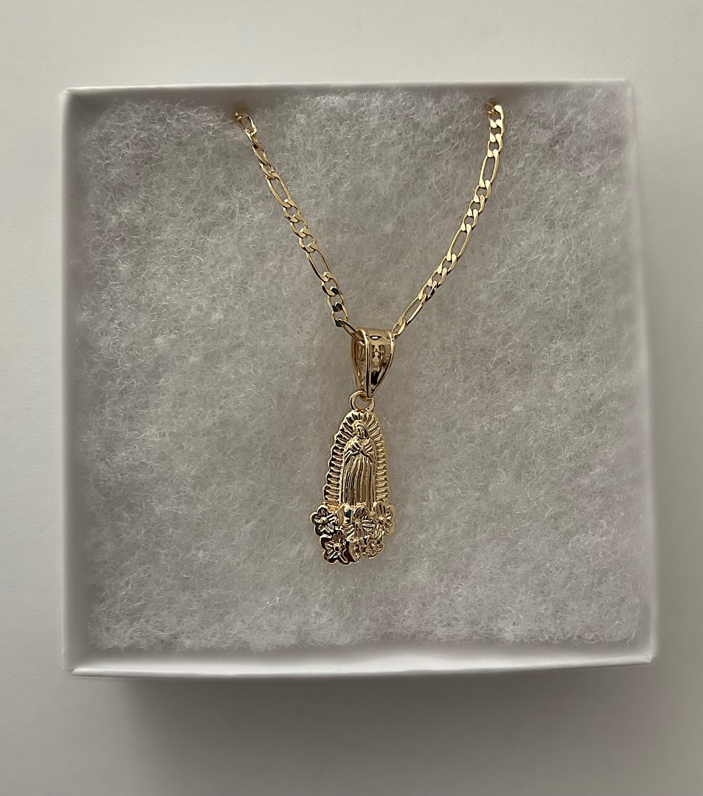 Virgencita Flores Necklace