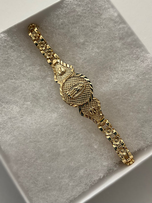 Virgencita Flores Bracelet
